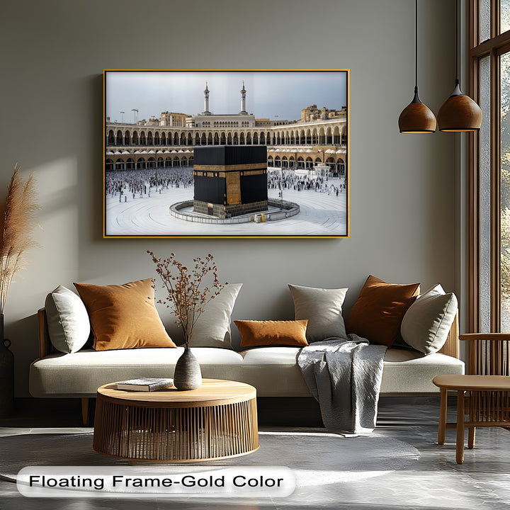 The Holy Kaaba – Majestic Islamic Wall Art of Masjid al-Haram
