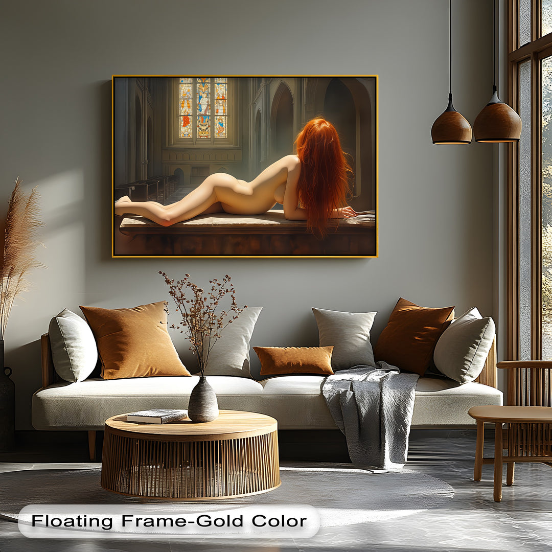 Sacred Gaze – Erotic Canvas Wall Art | Biggest Canvas