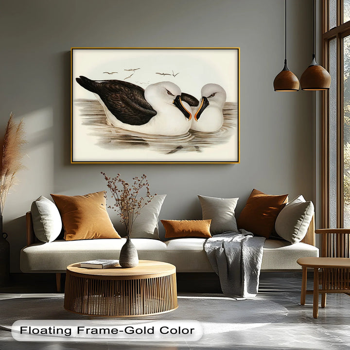 Regal Reflections – Pair of Albatrosses Animal Canvas Print - MyPhotoStation