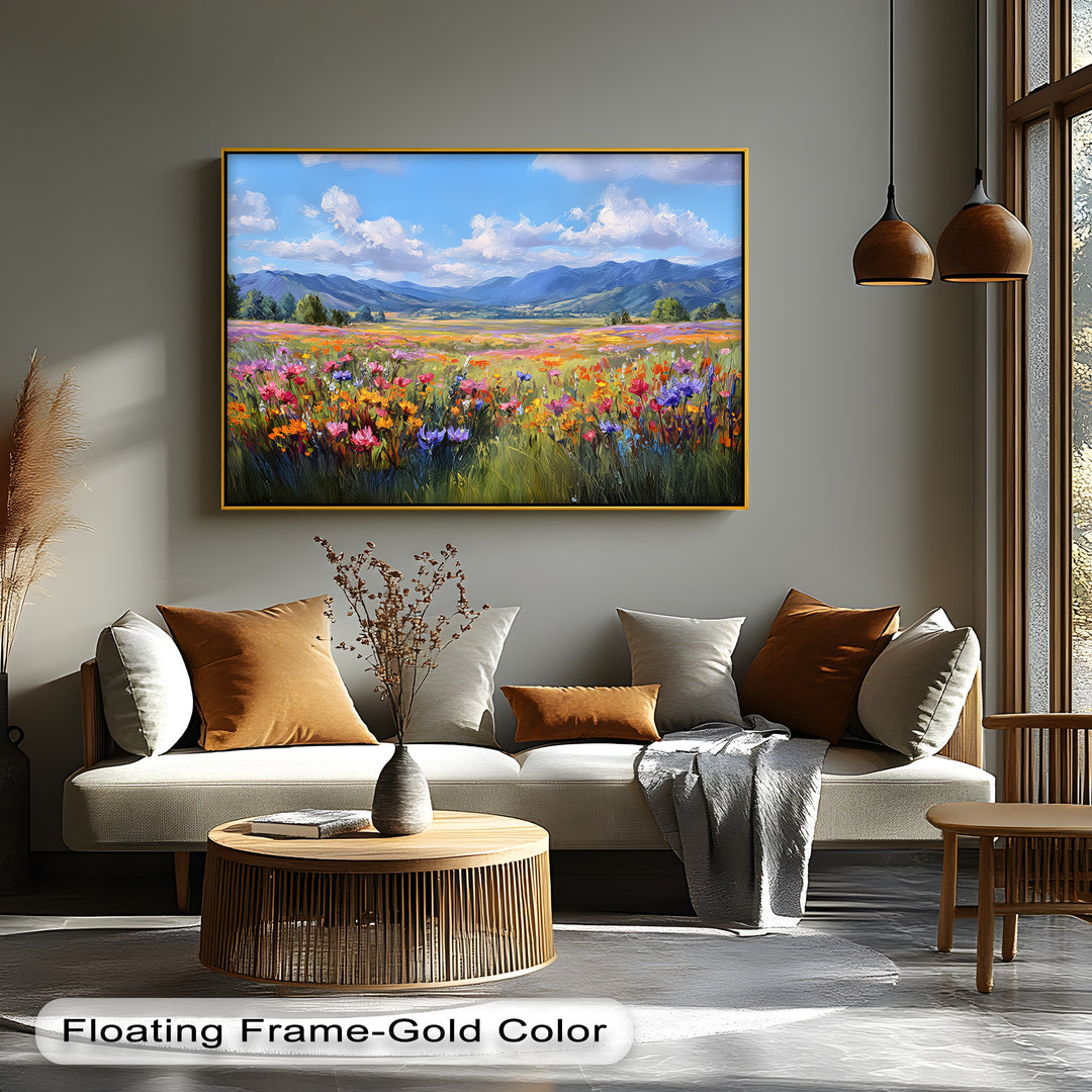 Blooming Valley – Wildflower Meadow Canvas Print