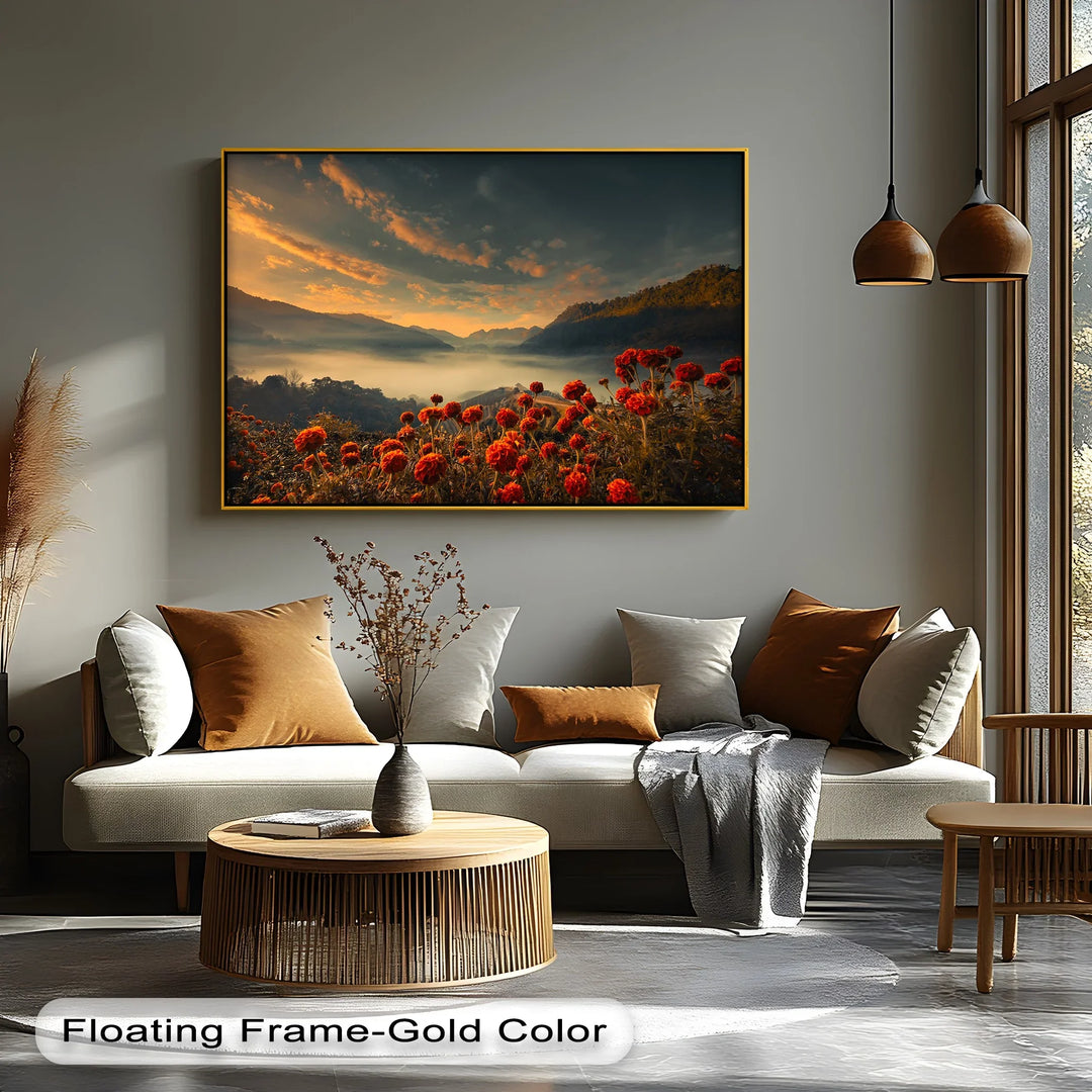 Mountain Sunrise - Landscape Canvas Print