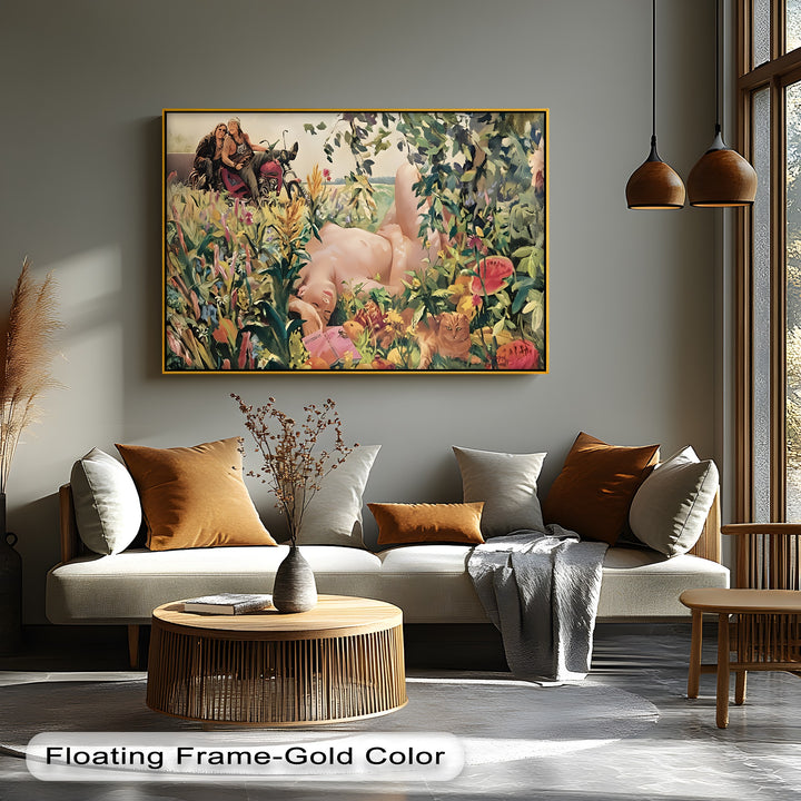 Garden of Delirium – Erotic Canvas Wall Art | Framed Art