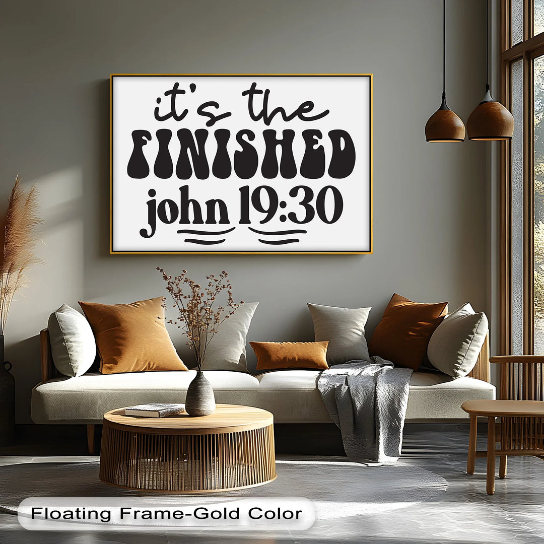 It’s Finished – John 19:30 Canvas Print - MyPhotoStation