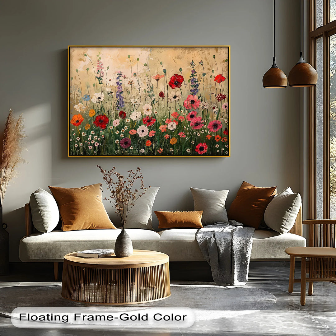 Wildflower Symphony – Colorful Floral Canvas Print - MyPhotoStation
