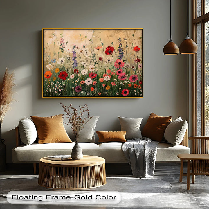 Wildflower Symphony – Colorful Floral Canvas Print - MyPhotoStation