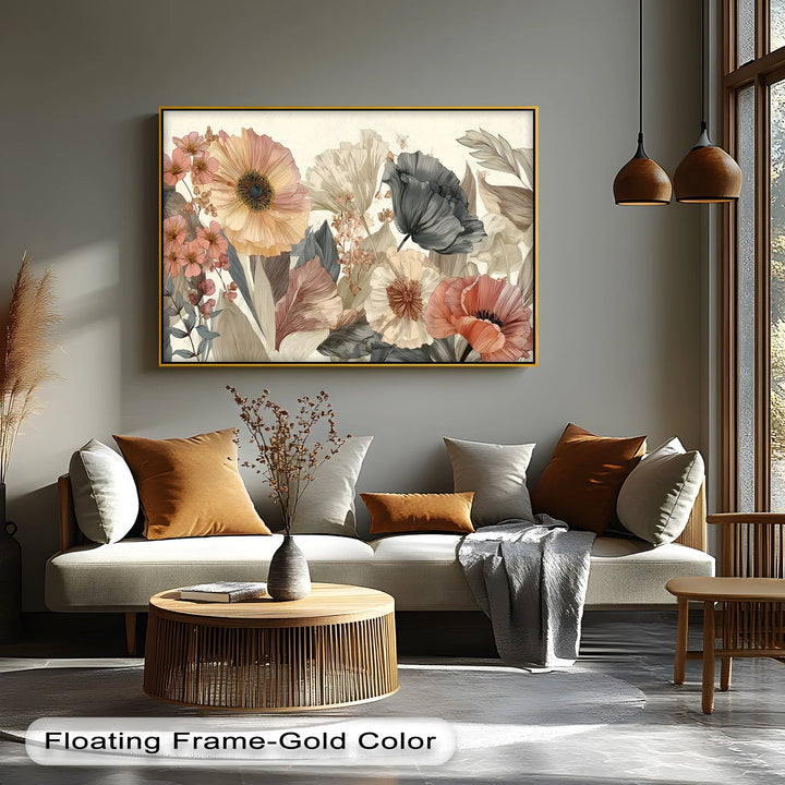 Soft Vintage Botanical Bloom – Canvas Print - MyPhotoStation