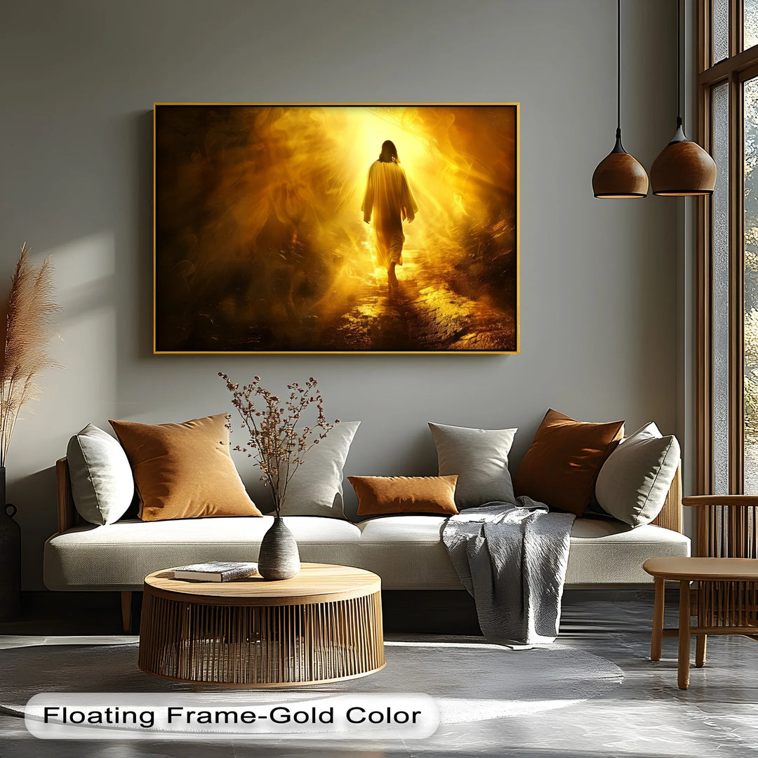He Walks in Glory – Jesus Canvas Print