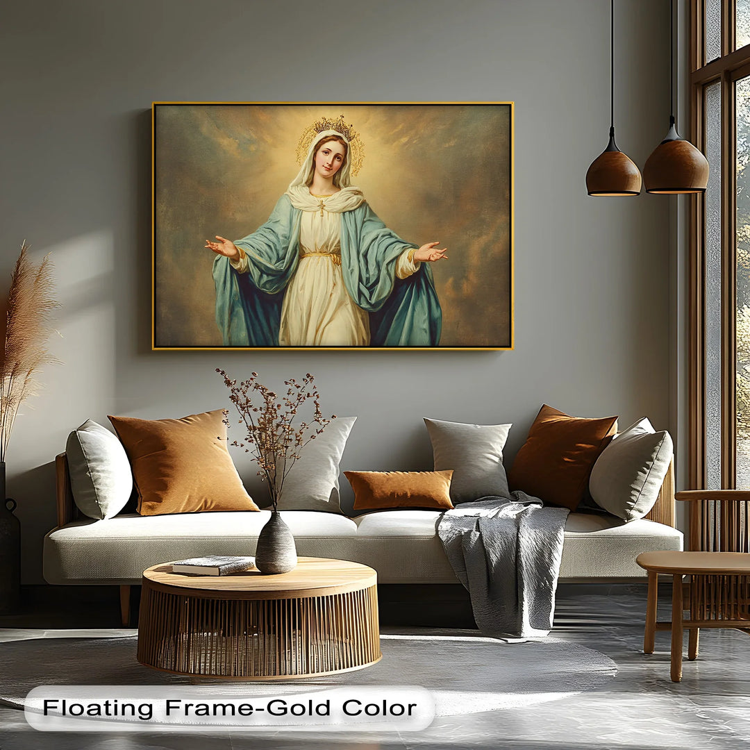Our Lady of Grace – Virgin Mary Religious Canvas Print - MyPhotoStation