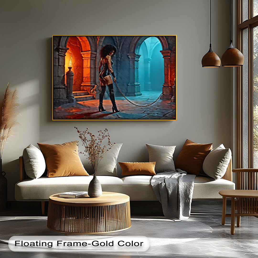 Flame & Frost – Large Erotic Canvas Wall Art | Sexy Canvas