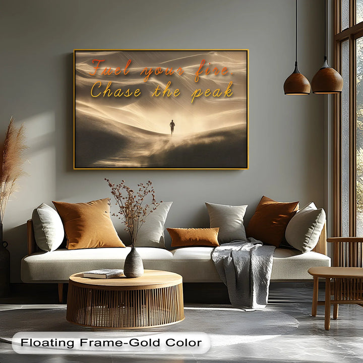 Chasing Greatness – Motivation Canvas Print