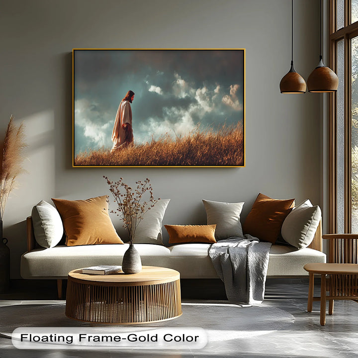 Walking in Faith – Jesus in the Wilderness Canvas Print - MyPhotoStation