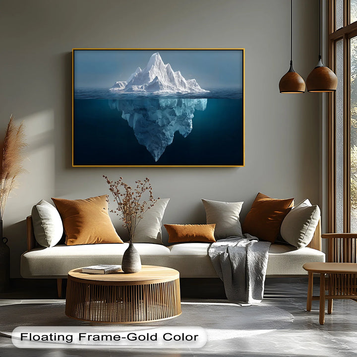 Beneath the Surface – Iceberg Canvas Print