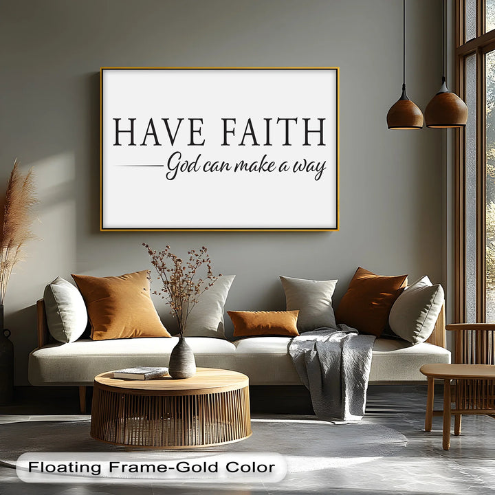 Have Faith – Inspirational Christian Canvas Print - MyPhotoStation