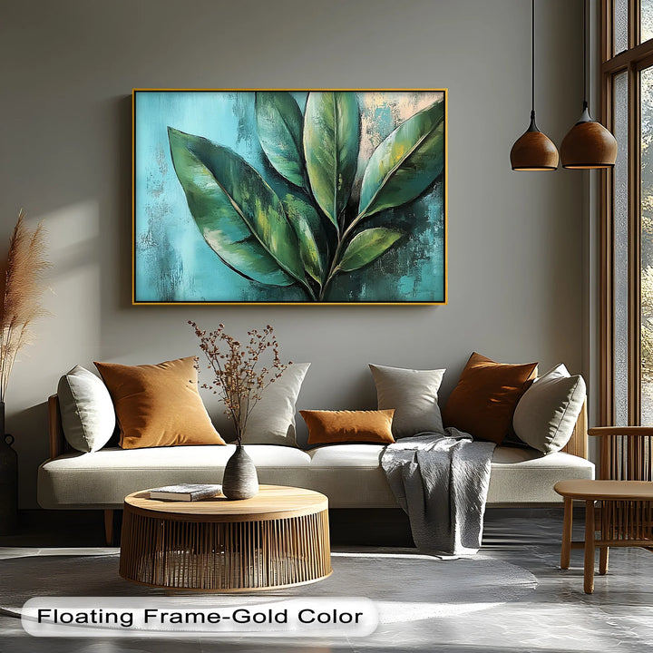 Verdant Energy – Tropical Banana Leaf Canvas Print - MyPhotoStation
