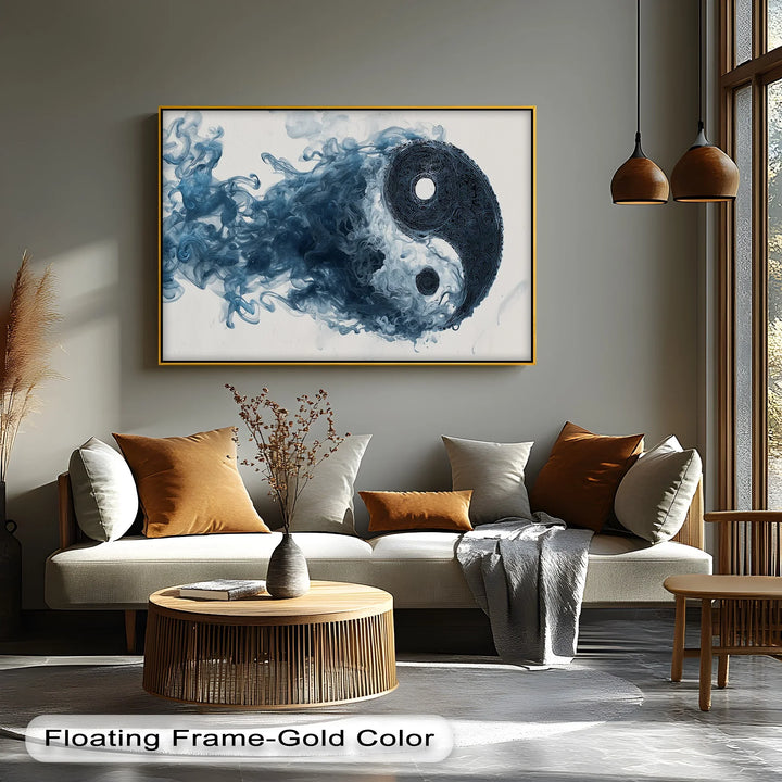 Yin Yang Smoke Balance – Canvas Print - MyPhotoStation