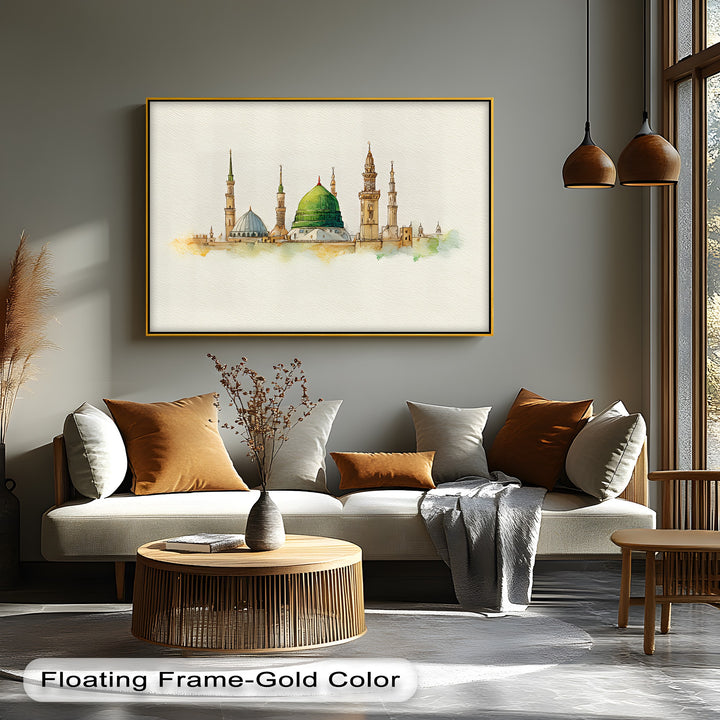 Al-Masjid an-Nabawi - Islamic Canvas Print