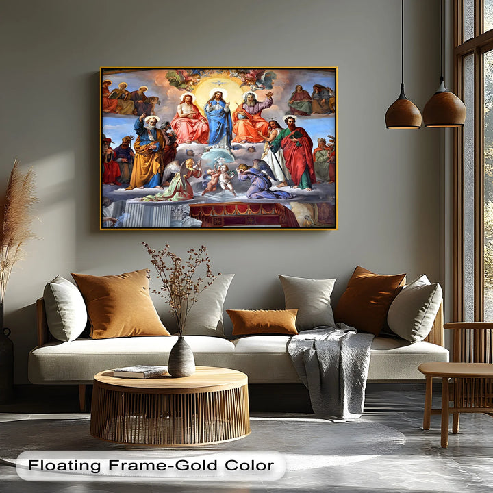The Heavenly Coronation – Renaissance Religious Canvas Print - MyPhotoStation