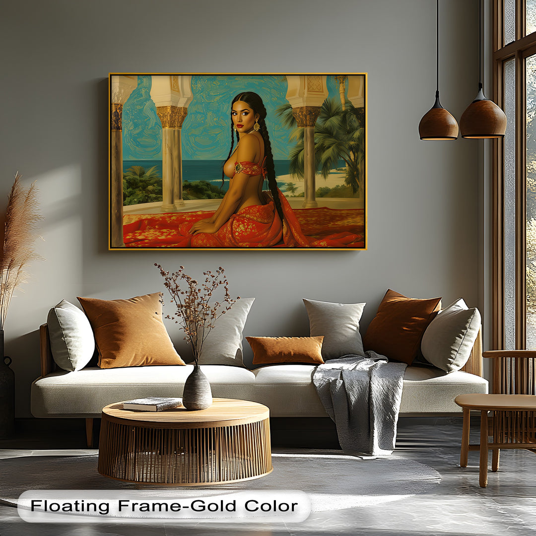 Crimson Empress – Erotic Canvas Wall Art | Canvas Wall Decor