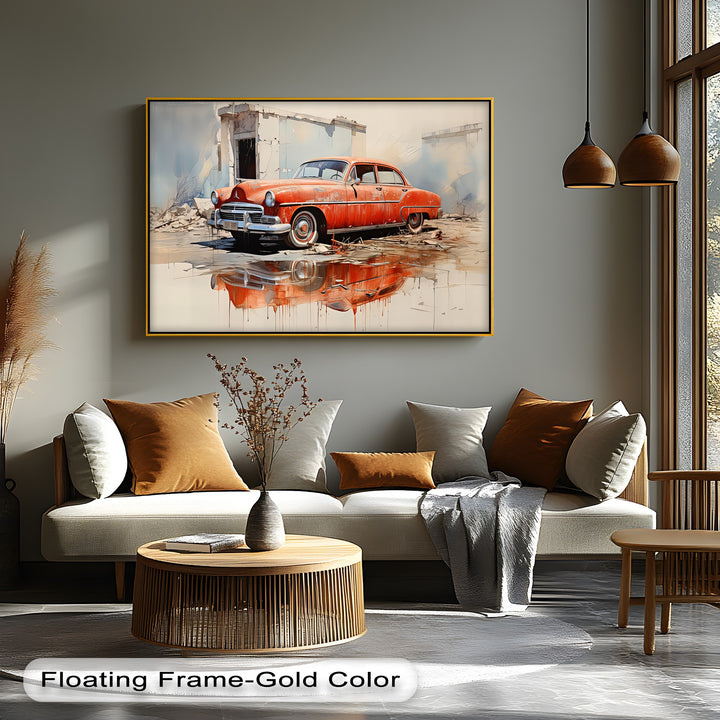 Echoes of the Past – Car Canvas Print