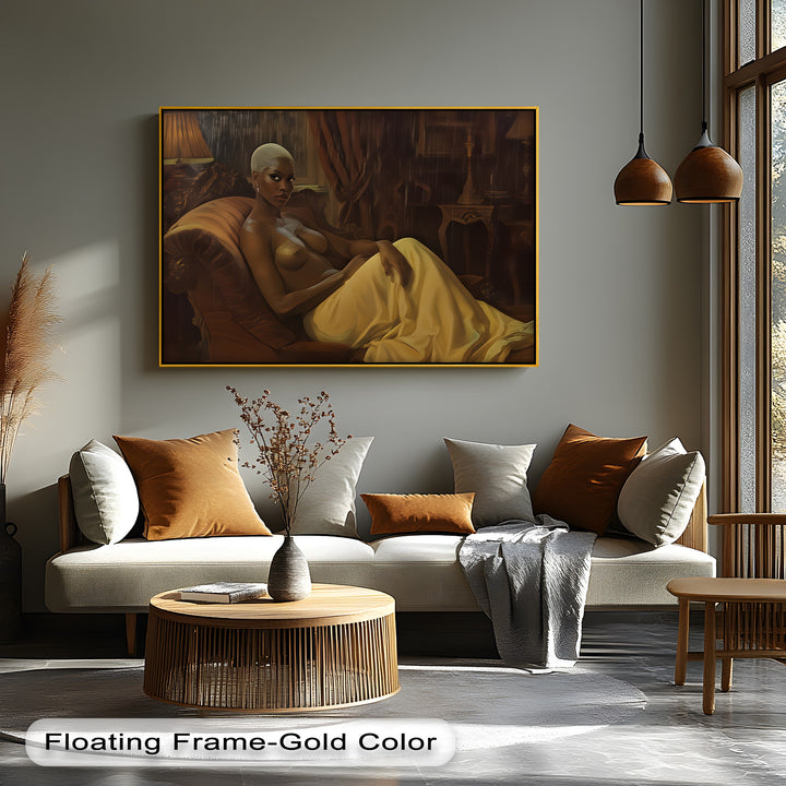 Velvet Rain – Erotic Dark Moody Canvas Wall Art | Framed Art