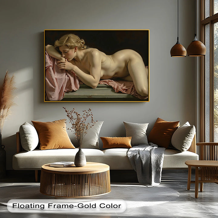 Timeless Reverie – Classical Nude Female Study Canvas Print - MyPhotoStation