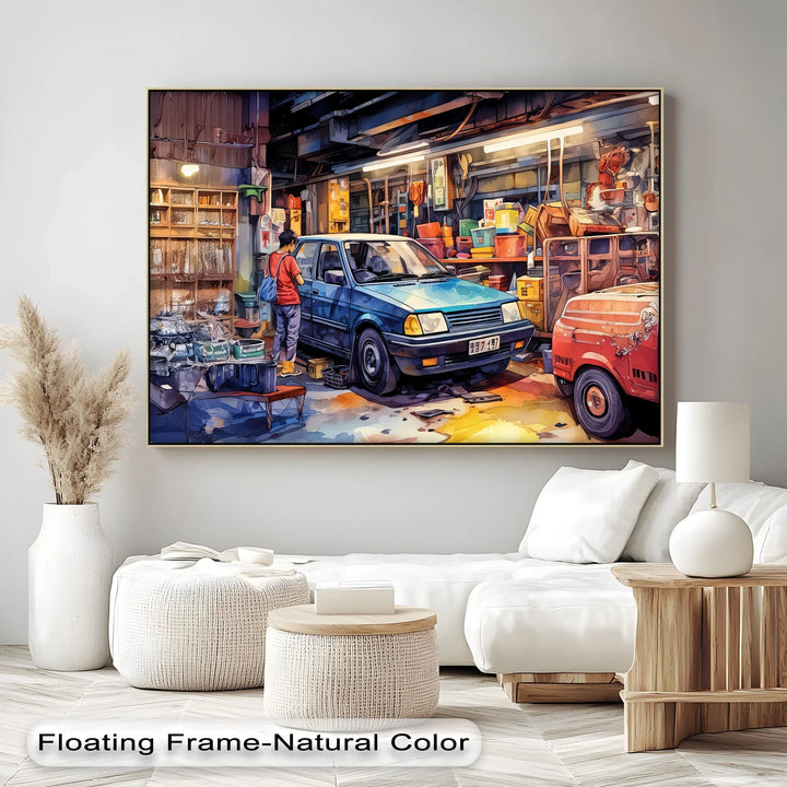 Mechanic’s Memory – Car Canvas Print - MyPhotoStation