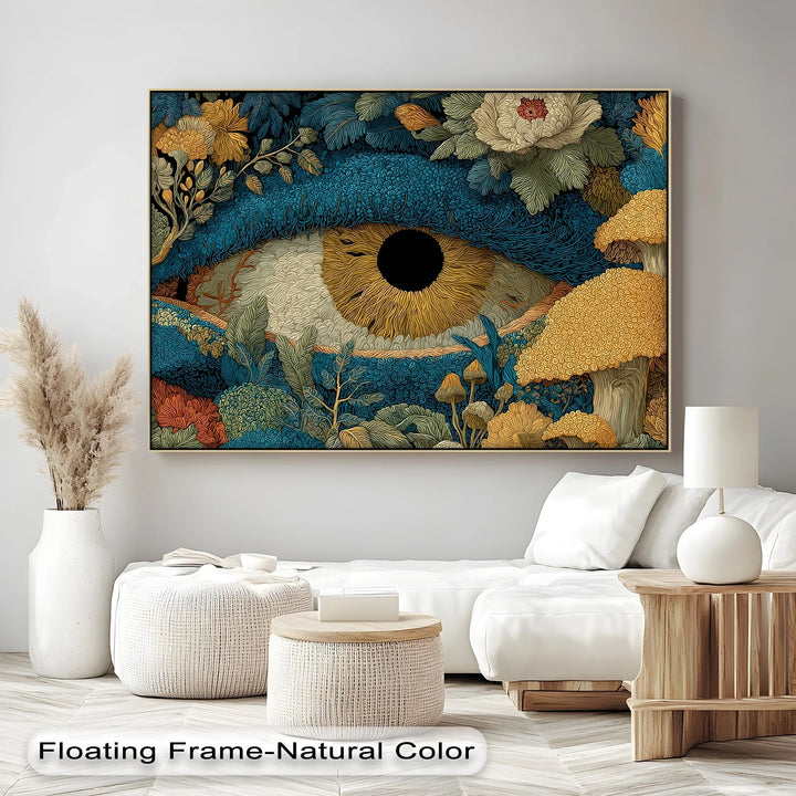 Botanical Eye Illustration – Surreal Forest Canvas Print - MyPhotoStation