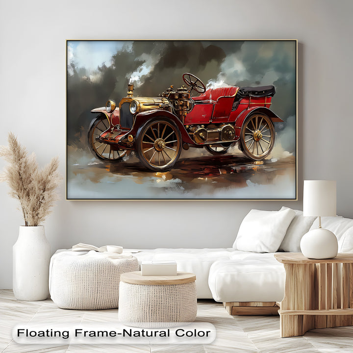 Golden Era Drive – Car Canvas Print