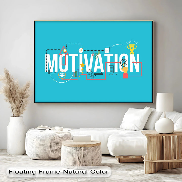 Motivation Blueprint – Inspired Canvas Print