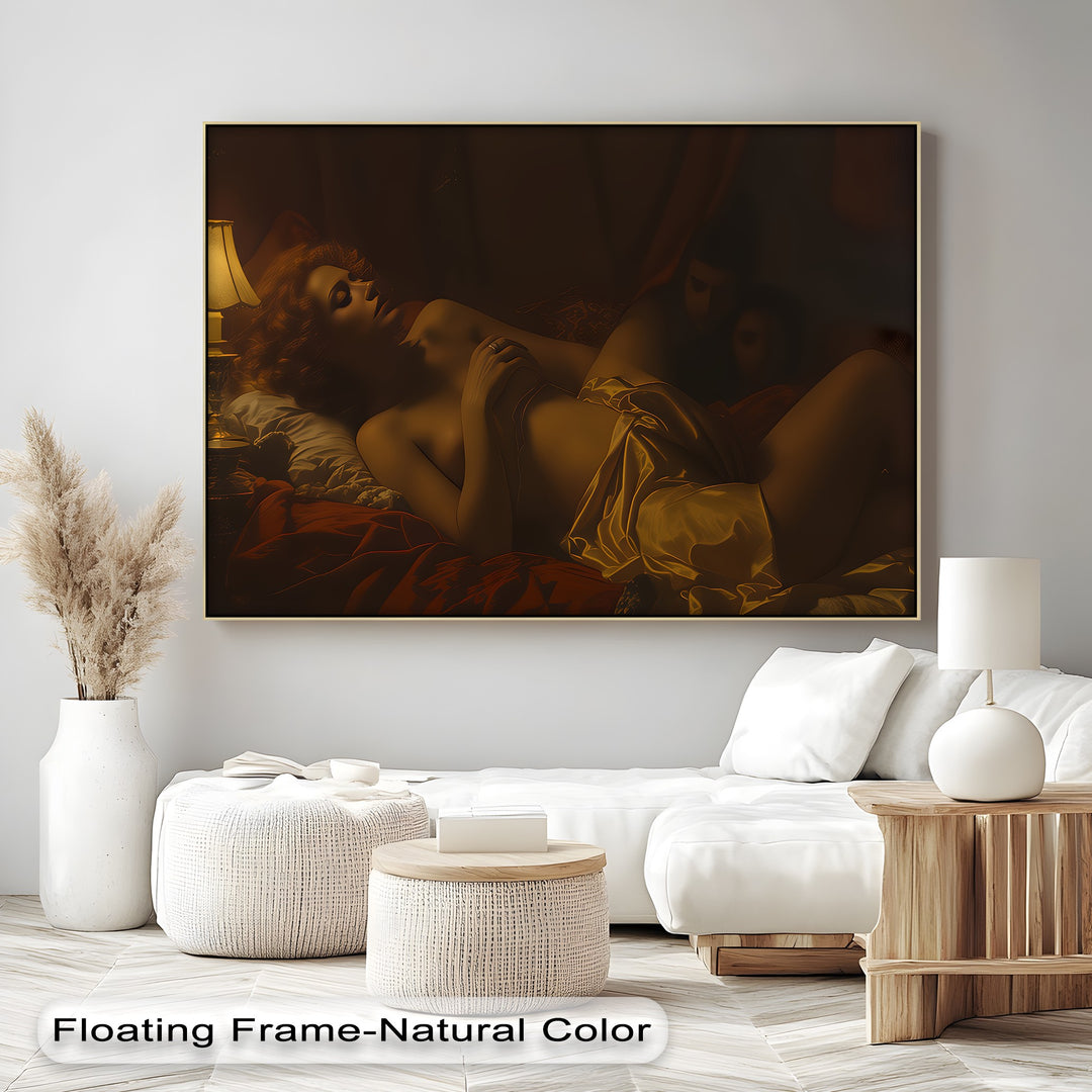 Velvet Secrets – Dark Moody Erotic Canvas Wall Art | Framed Art
