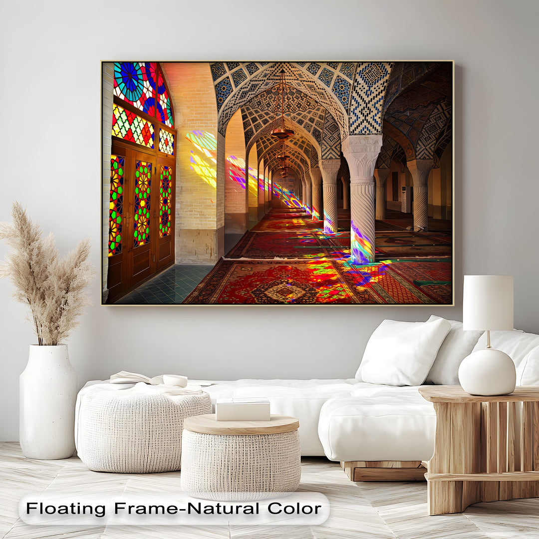 Prismatic Aisle of Light – Persian Canvas Print