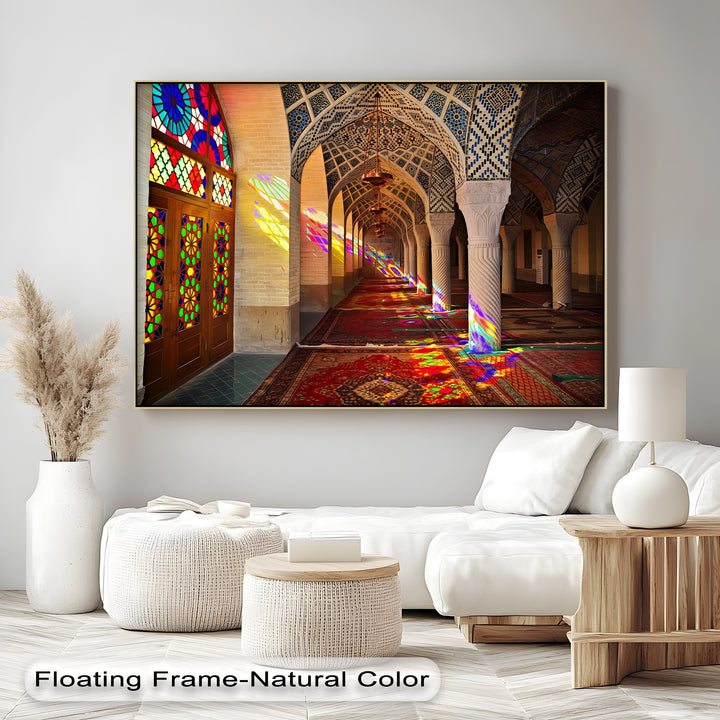 Prismatic Aisle of Light – Persian Canvas Print