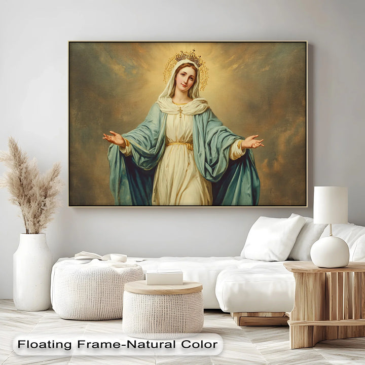 Our Lady of Grace – Virgin Mary Religious Canvas Print - MyPhotoStation