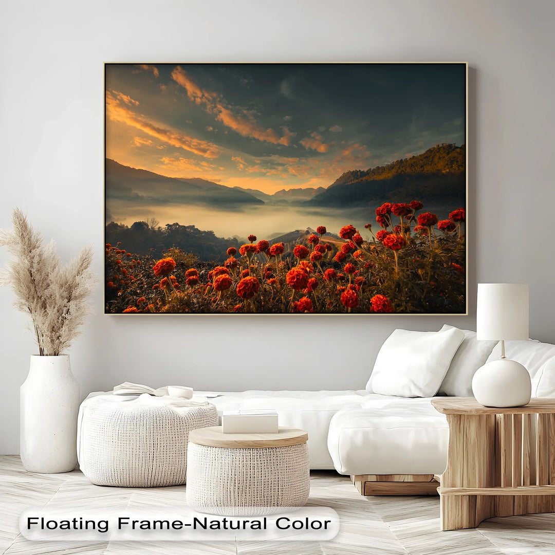 Mountain Sunrise - Landscape Canvas Print