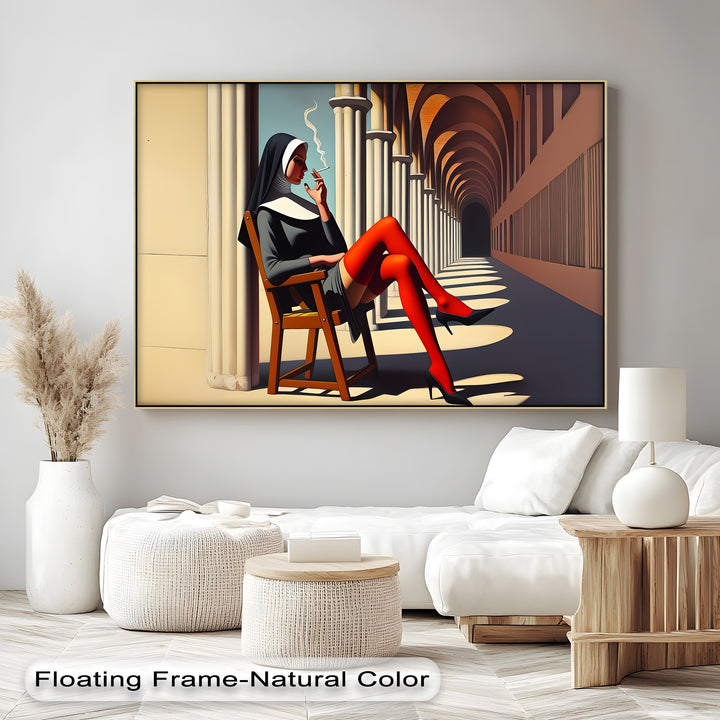 Forbidden Habit – Erotic Canvas Wall Art | Bedroom Wall Art