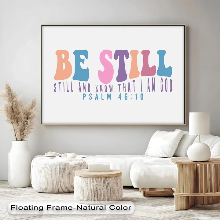 Be Still – Psalm 46:10 Scripture-Inspired Canvas Print - MyPhotoStation