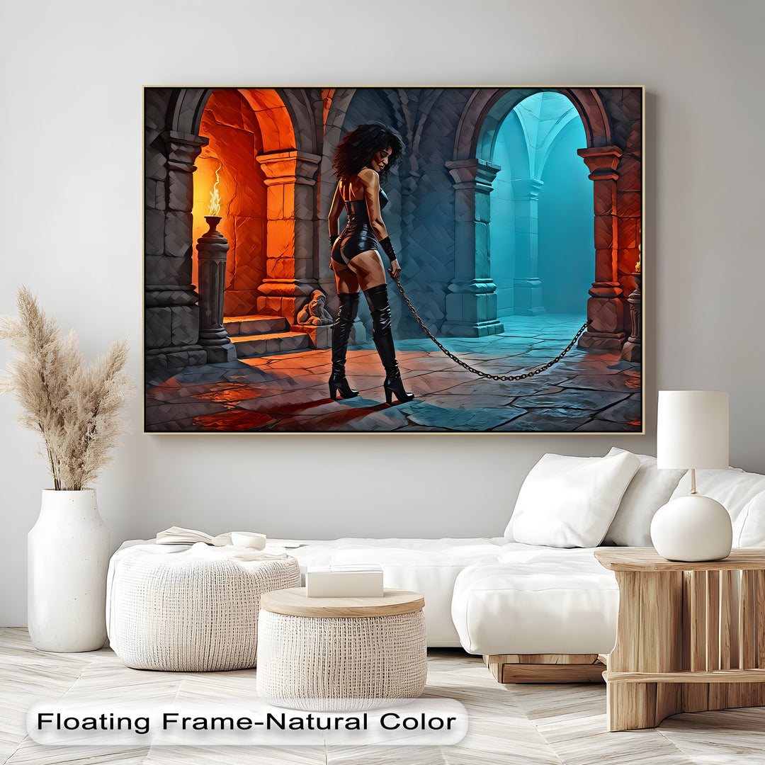 Flame & Frost – Large Erotic Canvas Wall Art | Sexy Canvas