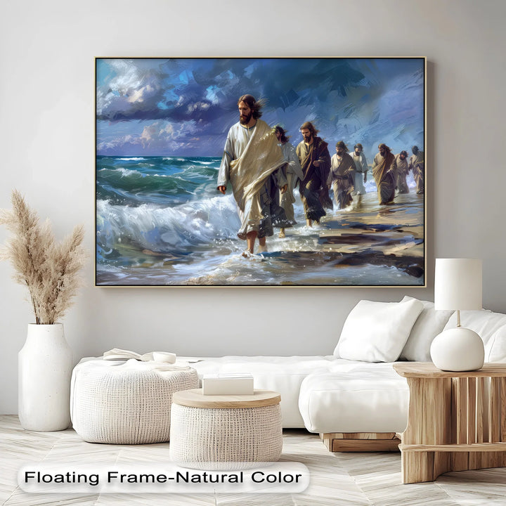 Walking with Christ – Jesus Canvas Print