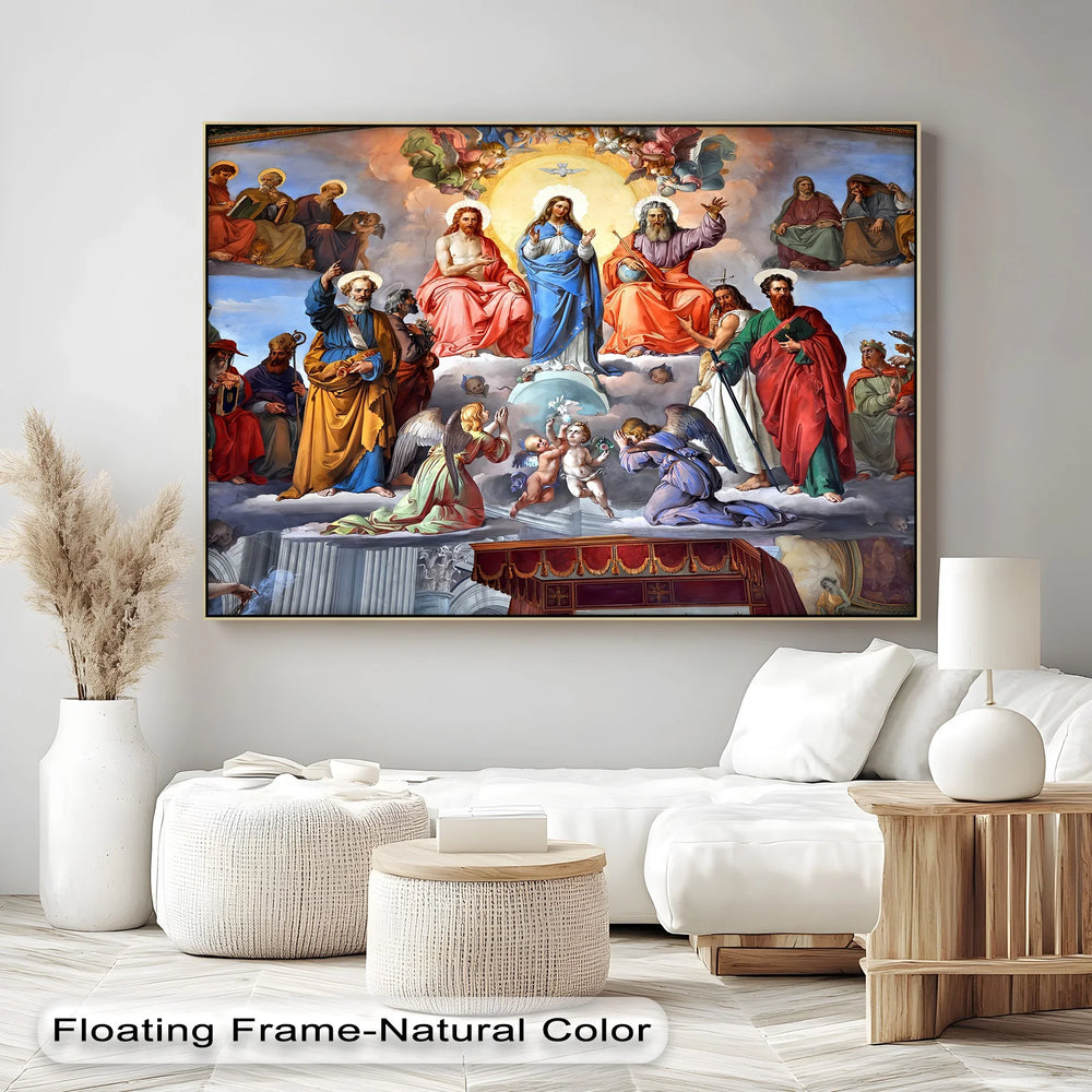 The Heavenly Coronation – Renaissance Religious Canvas Print - MyPhotoStation