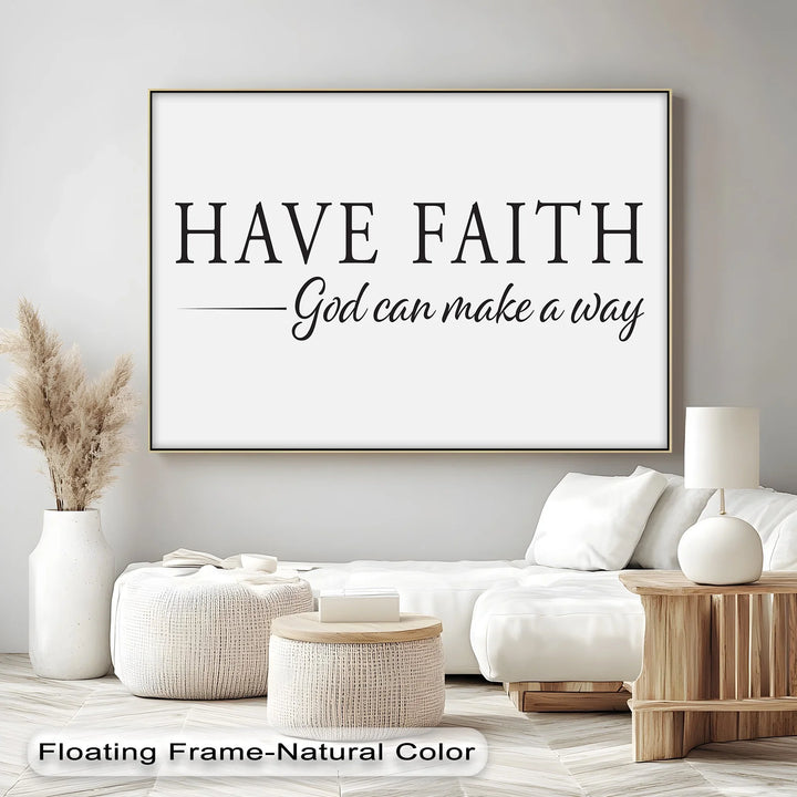 Have Faith – Inspirational Christian Canvas Print - MyPhotoStation