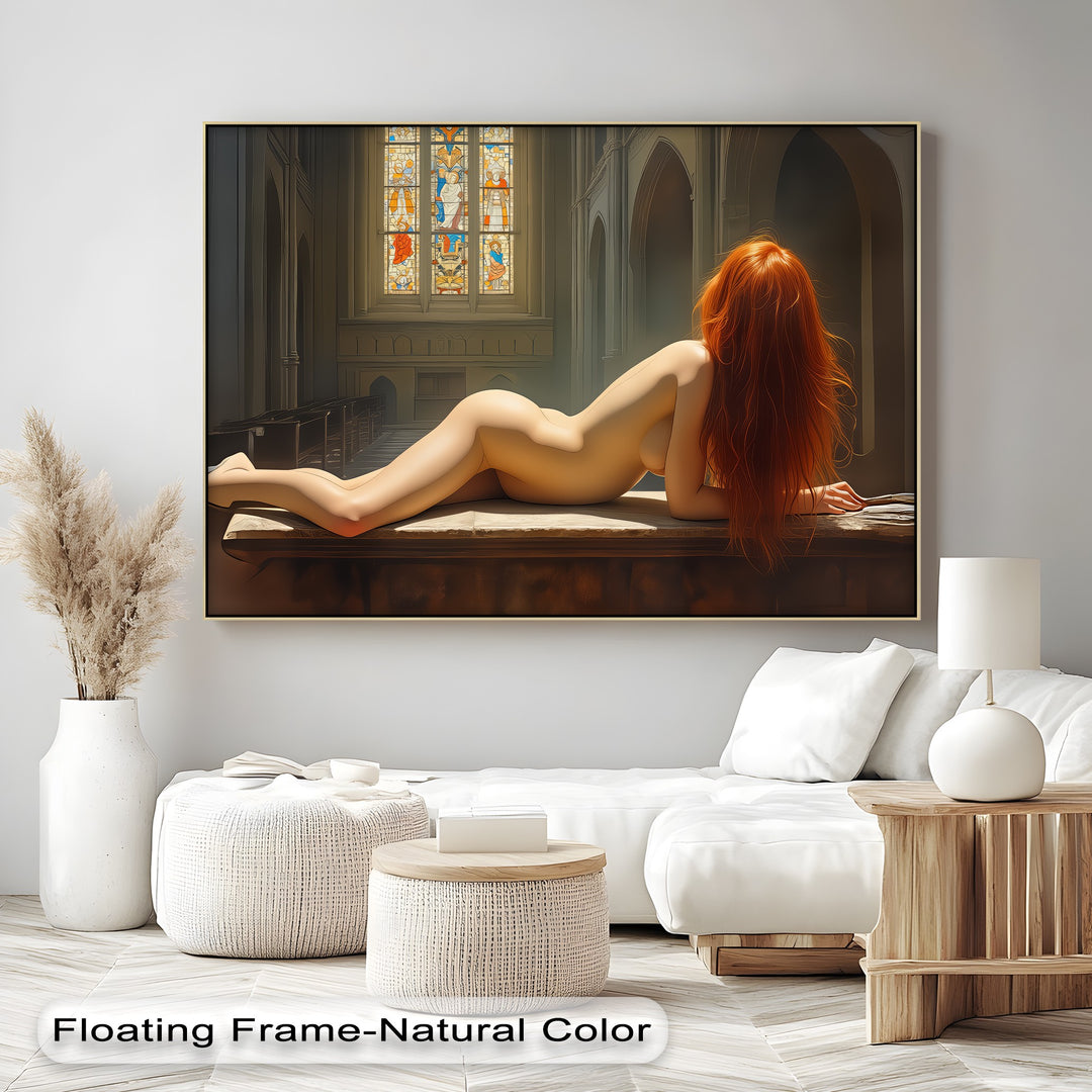 Sacred Gaze – Erotic Canvas Wall Art | Biggest Canvas