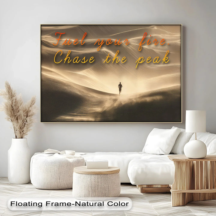 Chasing Greatness – Motivation Canvas Print