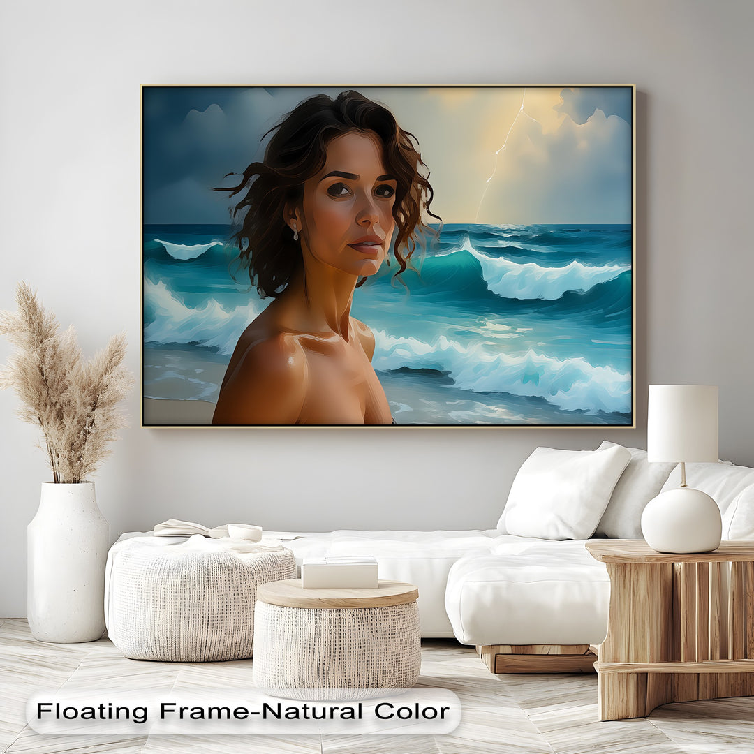 Stormy Embrace – Erotic Canvas Wall Art | Framed Canvas Print