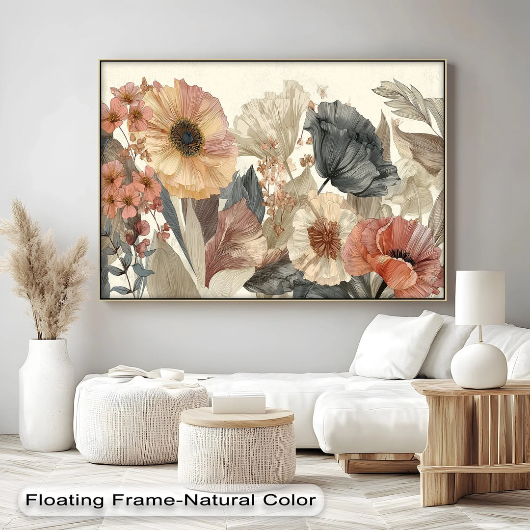Soft Vintage Botanical Bloom – Canvas Print - MyPhotoStation