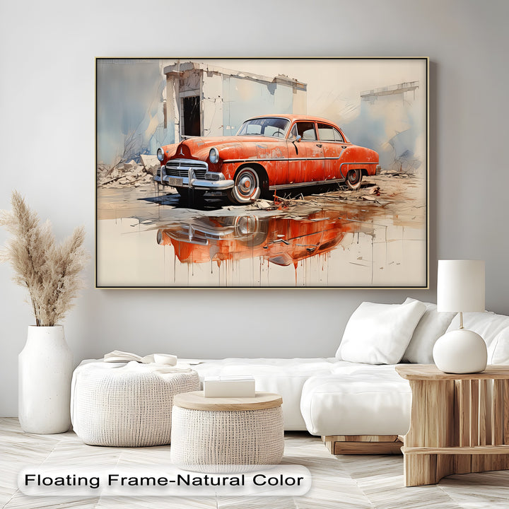 Echoes of the Past – Car Canvas Print
