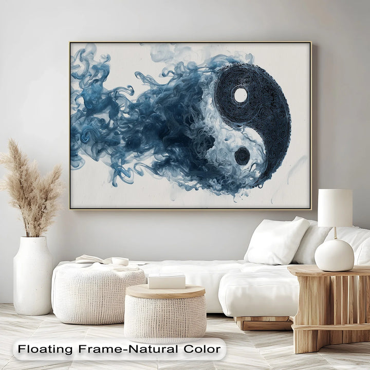 Yin Yang Smoke Balance – Canvas Print - MyPhotoStation