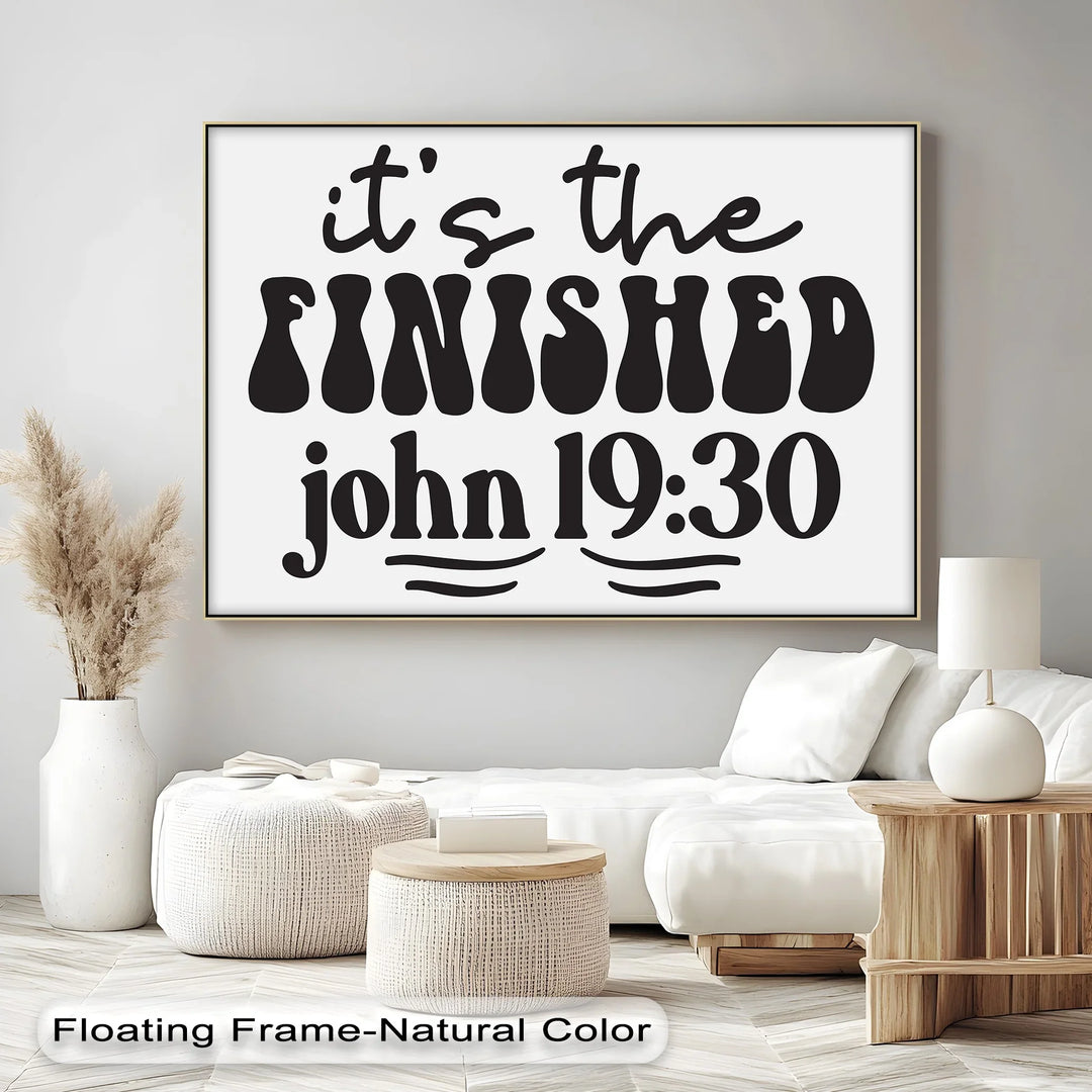 It’s Finished – John 19:30 Canvas Print - MyPhotoStation
