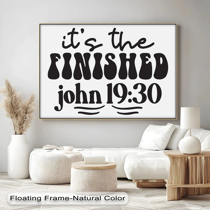 It’s Finished – John 19:30 Canvas Print - MyPhotoStation
