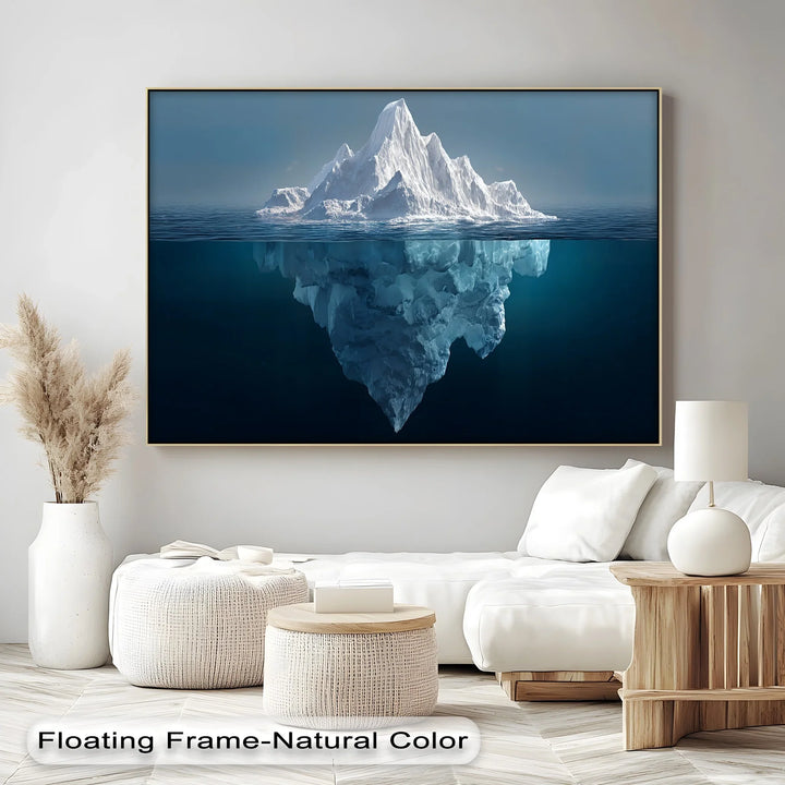 Beneath the Surface – Iceberg Canvas Print