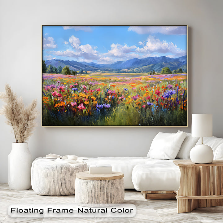 Blooming Valley – Wildflower Meadow Canvas Print